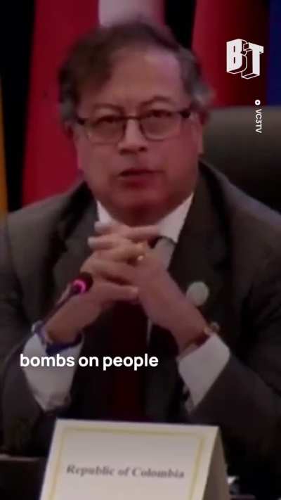 &ldquo;They support dropping bombs on people because they want to teach a lesson to all of humanity.&rdquo; President of Colombia Gustavo Petro warned that the US and the EU&rsquo;s support of genocide in Gaza represents a danger to any country in the Global South that dar