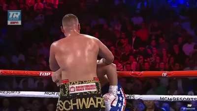 Tyson Fury dodges a flurry of punches