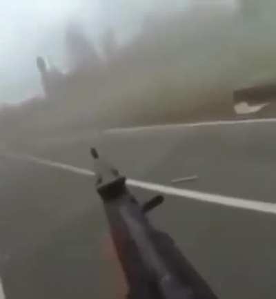 Sole Ukrainian takes on 3 Russians (sadly can&rsquo;t find more info on the clip)