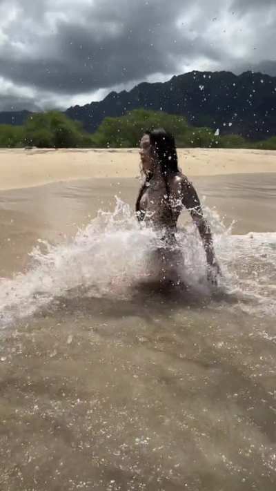 Babe on the beach