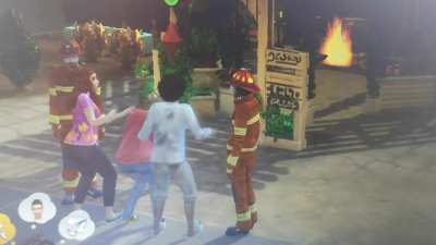 Firefighters totally worth the wait! 🔥
