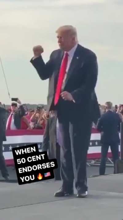 When 50 cent endorsed Trump (found on Twitter)