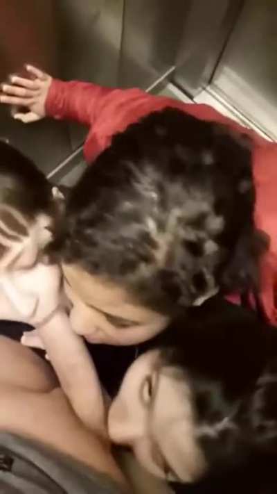 Fun elevator ride