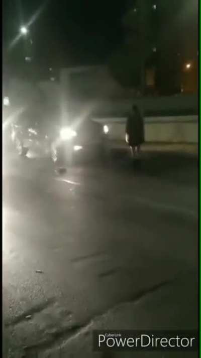 Blocking traffic to piss people off. (Crosspost from r/winstupidprizes)