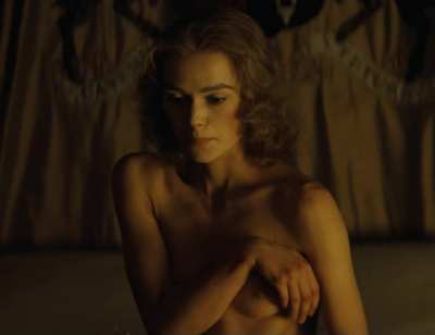 I want to suck on Keira Knightley's little titties.
