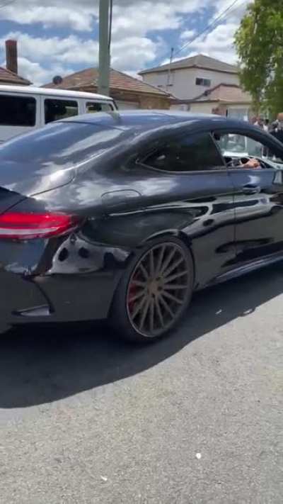 Idiot in a C63