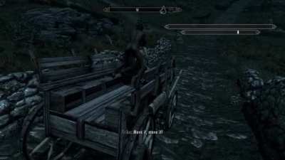 Paying the coachman for a trip to Rorikstead