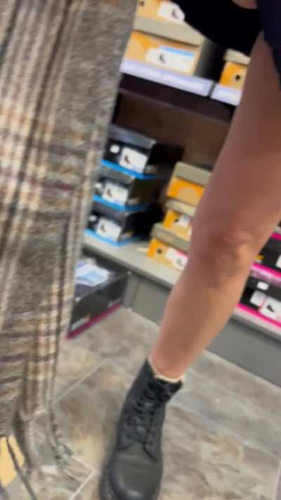 Shoe shopping…