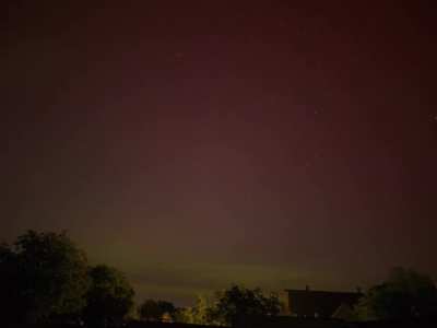 Eg&eacute;sz &eacute;jszakai sarki f&eacute;ny time-lapse