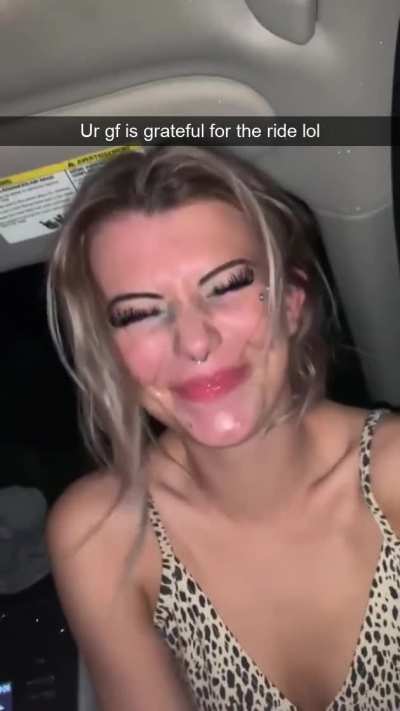 Your girlfriend was very thankful for the ride home
