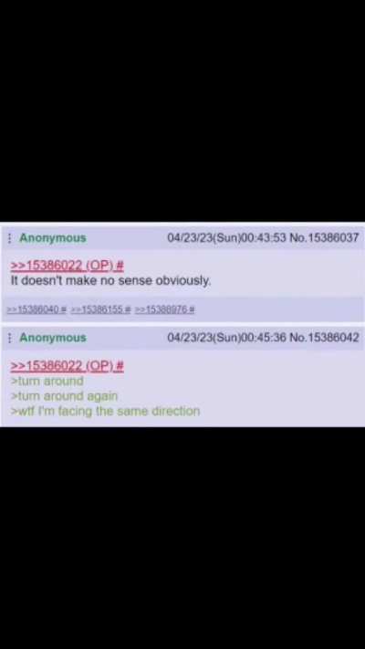 Well, he's got a point 
