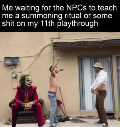 Not even a cutscene that I could skip