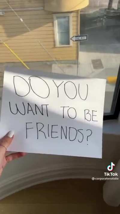 I don&rsquo;t need friends, friends disappoint me 😎