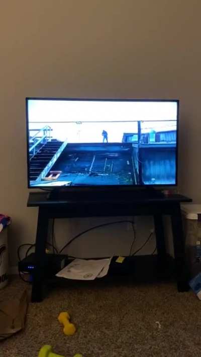 I&rsquo;ve watched this little jump from the pilot at least 30 times and can&rsquo;t stop laughing.