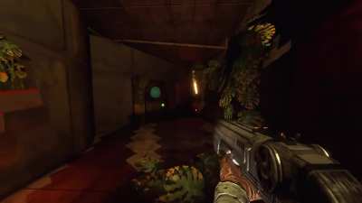 Nothing "immersive sim" about this, more like just "immersive". So, we LOVE the extremely overgrown vegetation vibe so much. Especially the warm and cosy yet eery feeling it can emit. (You can expect a lot of it in RetroSpace.)