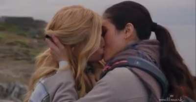 Kissing a girl