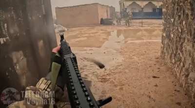 GoPro footage from a Syrian Arab Army soldier during recent clashes with the SDF in northern syria.