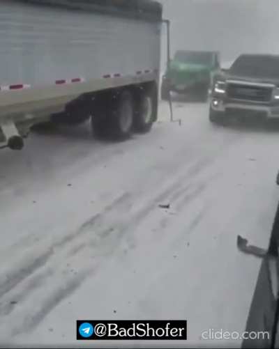 California pileup