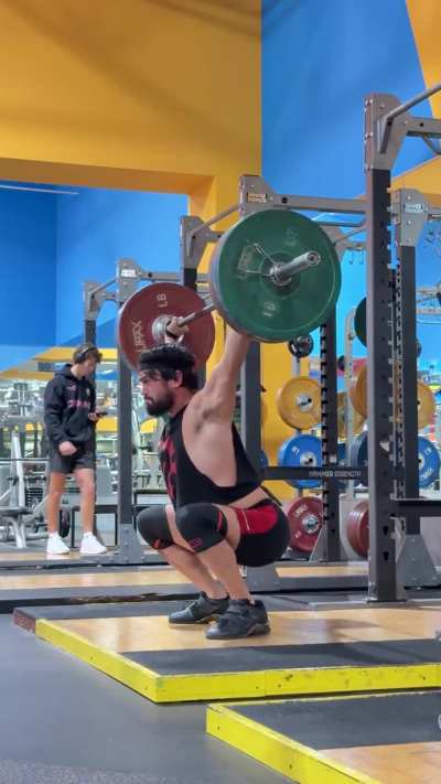 Put 102 on the bar just to see if I could after some 95 dubs. Yup.