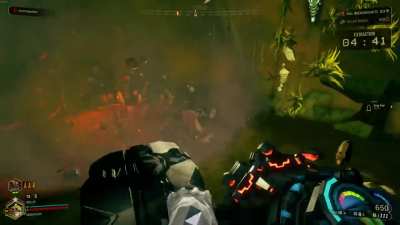 The summoning - What happens if you kill a Dreadnought with a satchel charge directly on top of a steam geyser in fungus bogs biome. &eth;&sect;&uml;&eth;