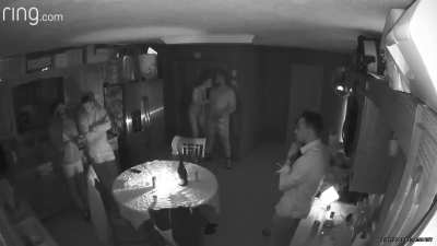 Naked in heels sucking dick in front of 4 of our friends&hellip;