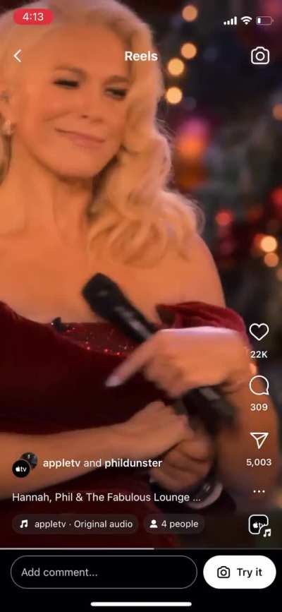 Apple posted Phil&rsquo;s guest appearance on Hannah&rsquo;s show&hellip; (it&rsquo;s the whole song so don&rsquo;t click if you want to save it for next week!) 
