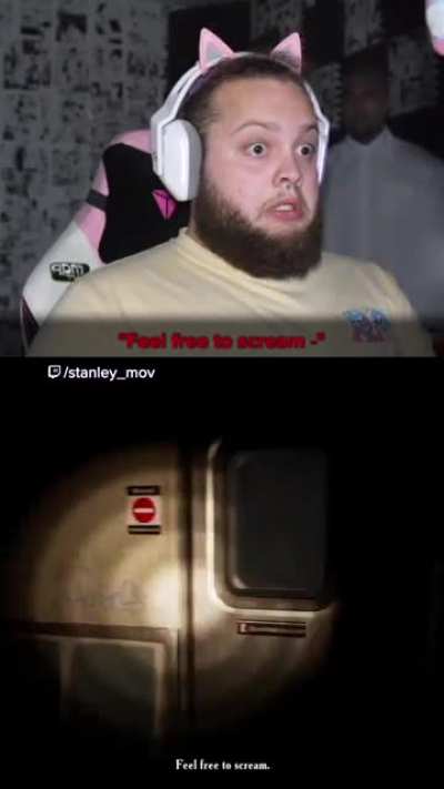 Feel free to scream....