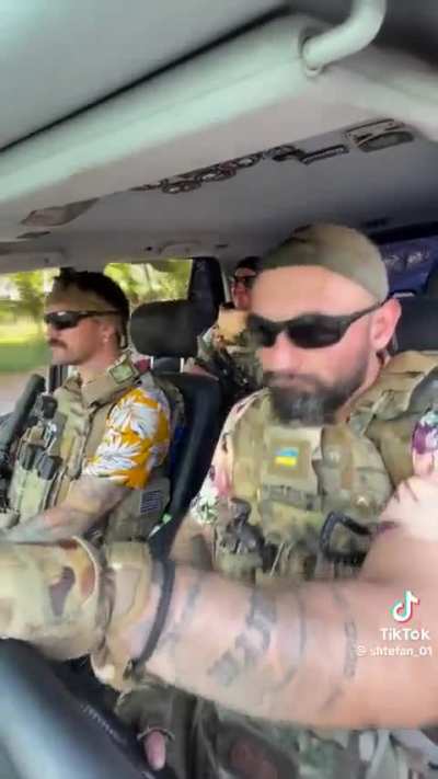 Footage of AFU heroes vibing in their car to Haddaway&rsquo;s &ldquo;What is love?&rdquo;