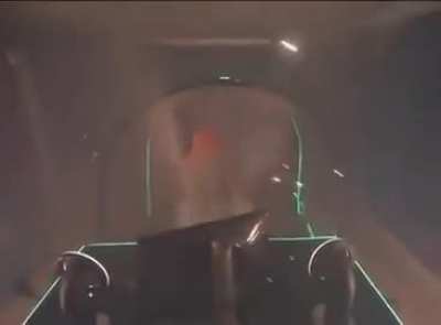A Russian solider regretting his participation in Putin's special military operation as two Javelins finally penetrate his tank. Circa 2022
