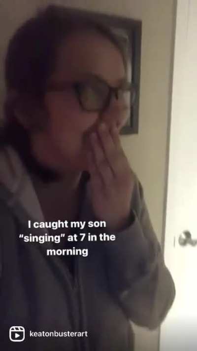 I caught my son&hellip; &ldquo;singing&rdquo; (volume warning!)