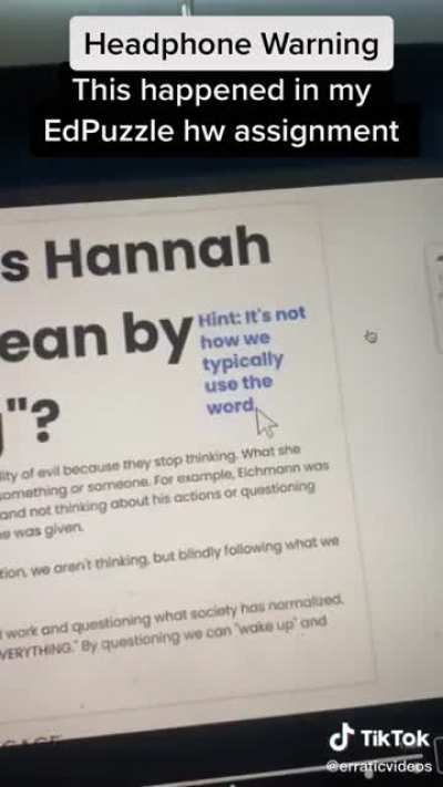 Online instruction gone wrong
