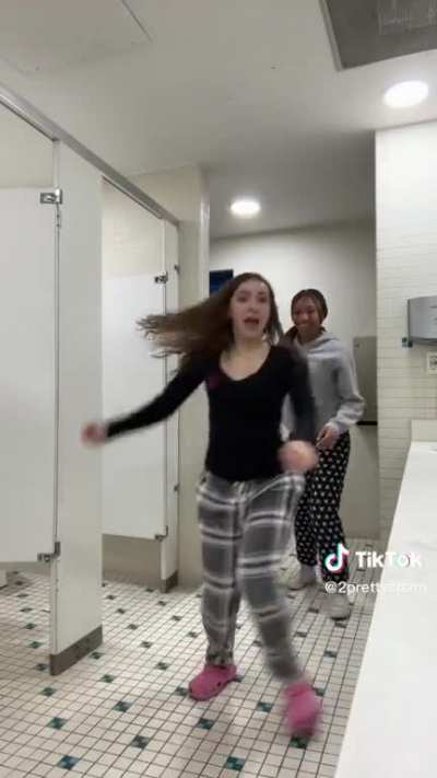 Shaking her ass