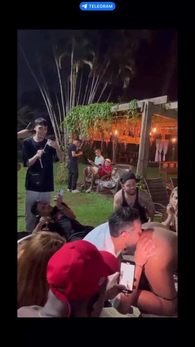 Gangbanged in public