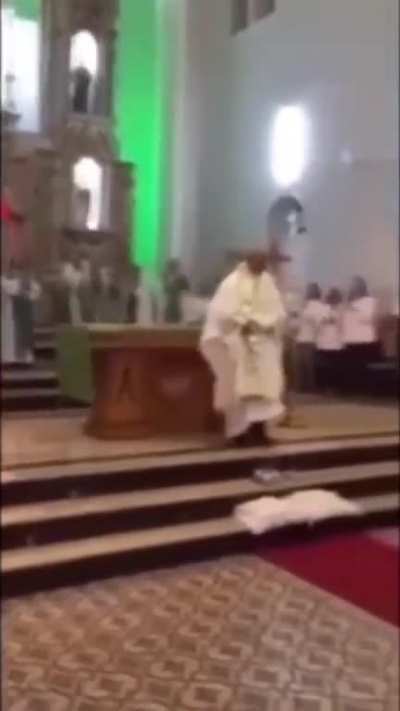 Priest got sturdy