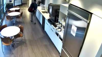 To fake a slip and fall accident