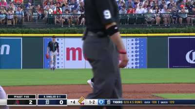 2 on, 2 out, Dingler up to bat. (July 29, 2025)