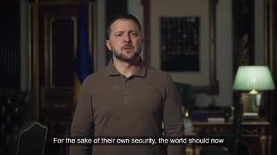 President Zelensky: &ldquo;I am grateful to everyone who is currently evacuating people from the towns and villages flooded by water from the Kakhovka reservoir. For the sake of their own security, the world should now show that Russia will not get away with su
