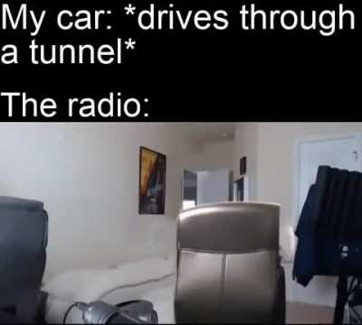 Right at my favorite part of the song too