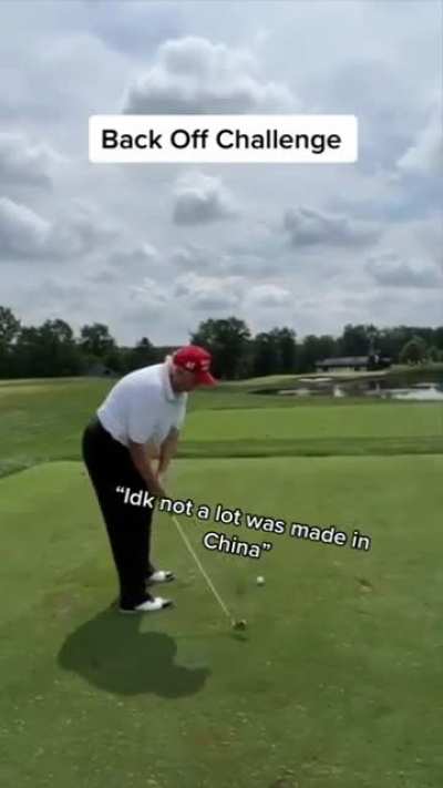 Trump gets made fun of by fellow golf bros 🏌&zwj;♂️