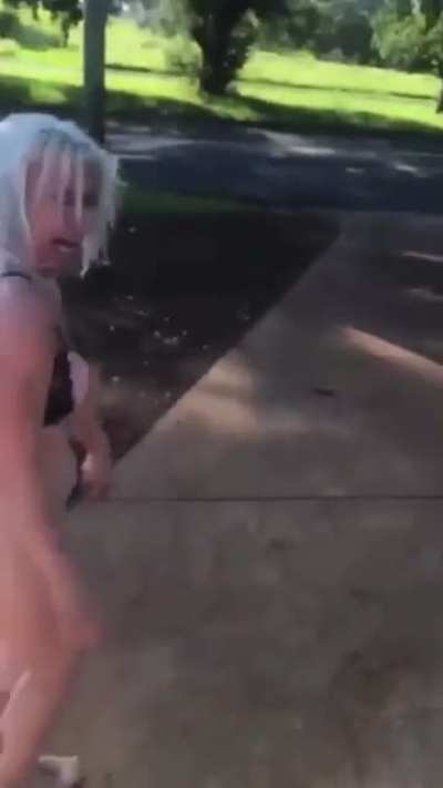 Australian chick high and roaming naked . . . If you&rsquo;ve got it, flaunt it . . . I guess ?
