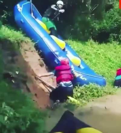 Rafting on land