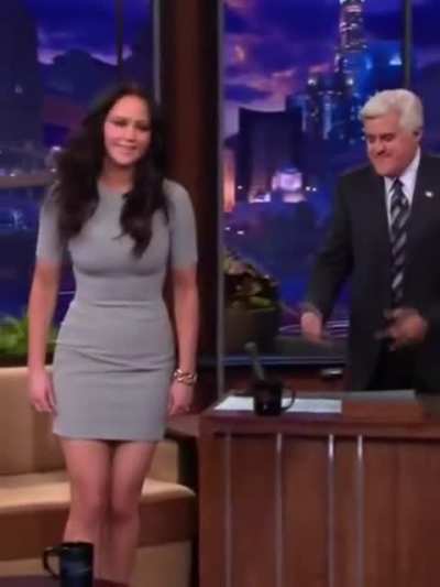 Jennifer Lawrence would get bent over real quick
