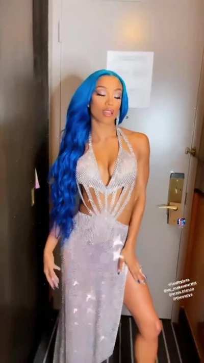 Petite spinner Sasha Banks