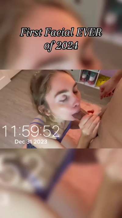 New years facial