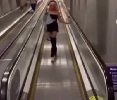 Me walking to the hub like: