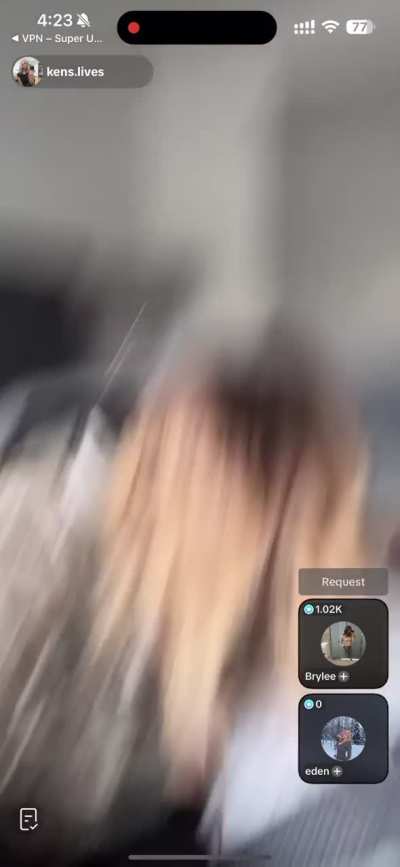 blonde friend tickled live