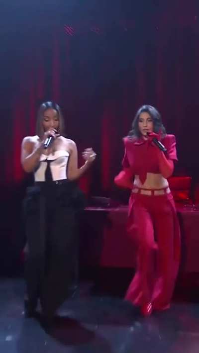 Nora Fatehi feat. Shenseea perform &ldquo;What Do I Know? (Just A Girl)&rdquo; | via FallonTonight IG 11.20.25