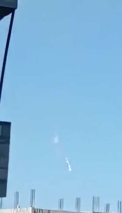 Alleged downing of Israeli warplane over Gaza Strip.