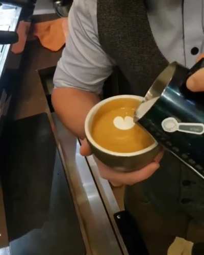 Impressive coffee art.