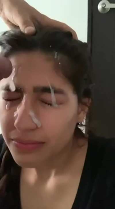 Amateur cumshot facial